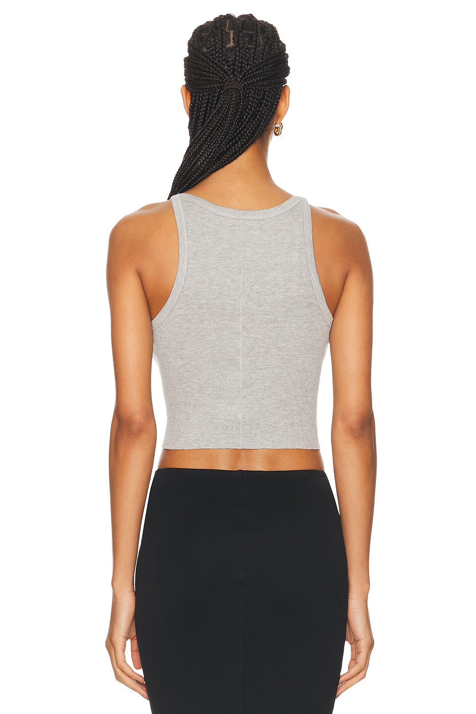 Cropped Rib Tank Top