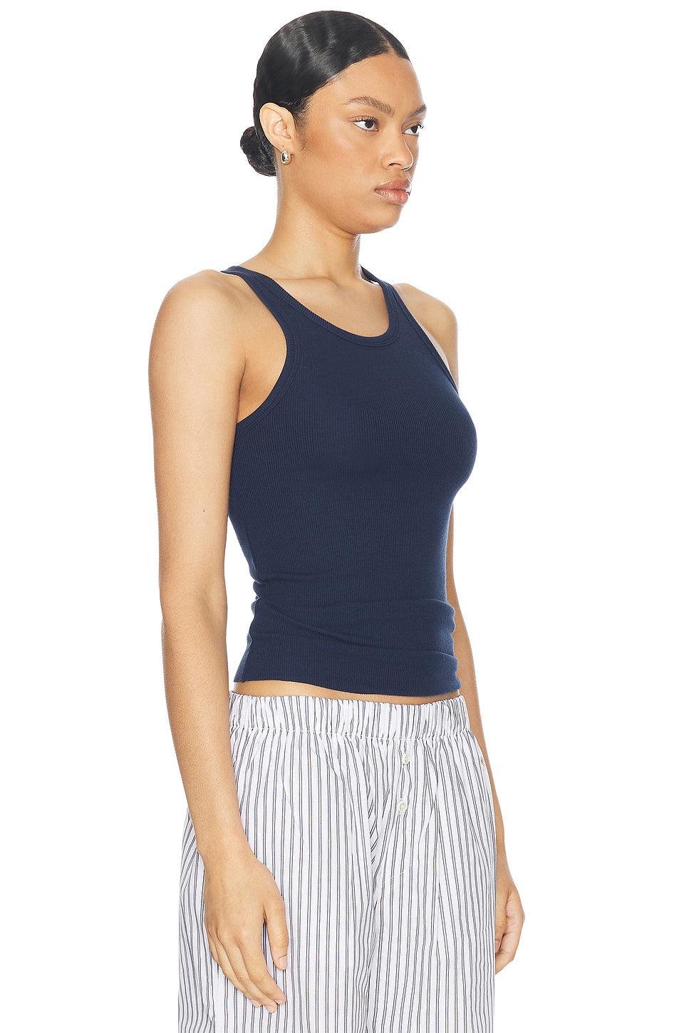 High Neck Fitted Tank Top