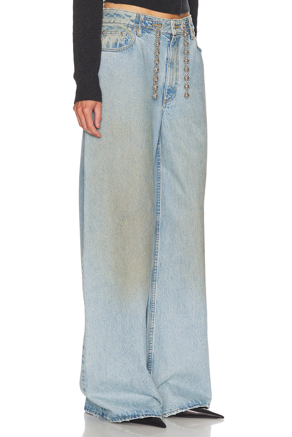 Baggy Chain Wide Leg