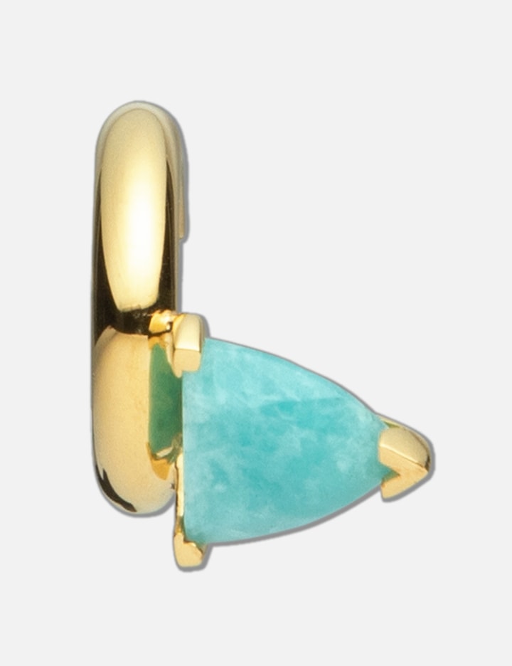 Half Cut Amazonite Ear Cuff