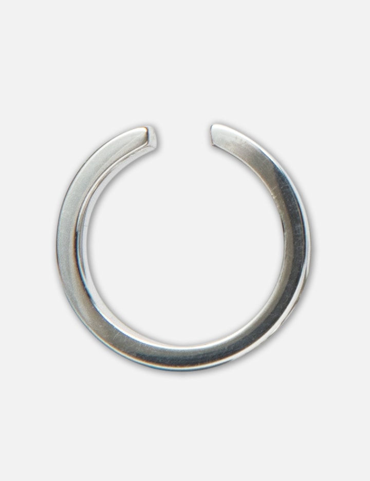 STERLING SILVER FLAT WIDE EAR CUFF