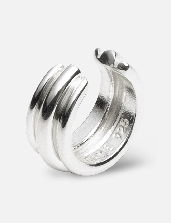 Flat Pottery Vessel Ear Cuff