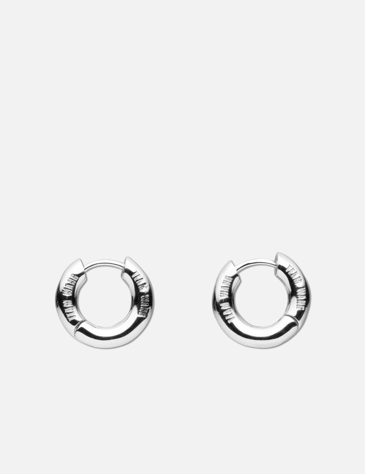 THE ORIGINAL 1 Eyelet Silver Earrings