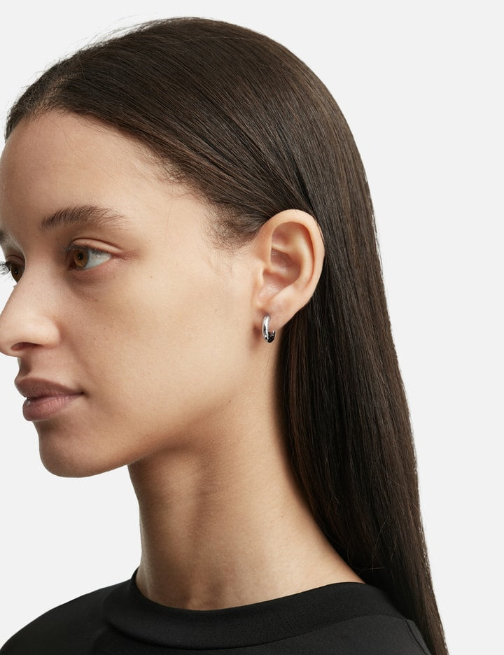 THE ORIGINAL 1 Eyelet Silver Earrings