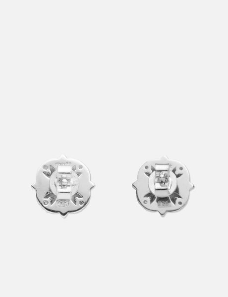 Maltese cross stud earrings