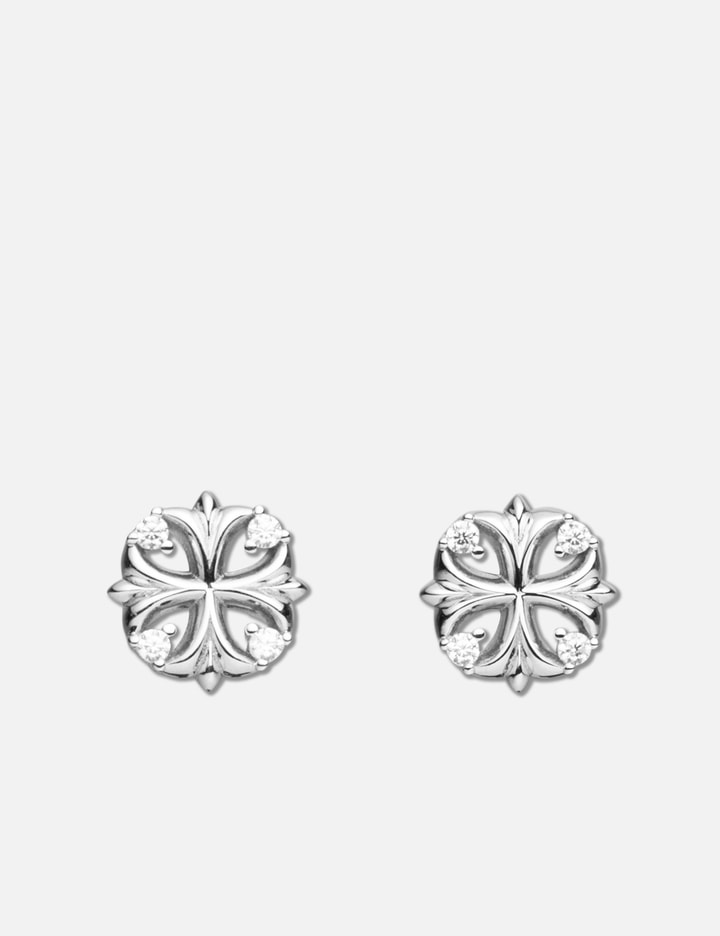 Maltese Cross Stud Earrings