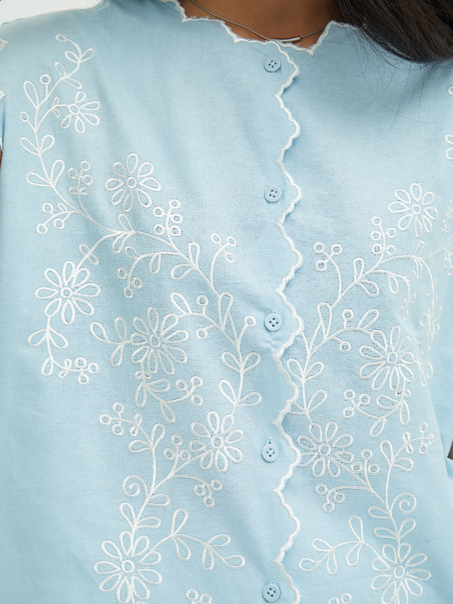 Elea Embroidery Vest