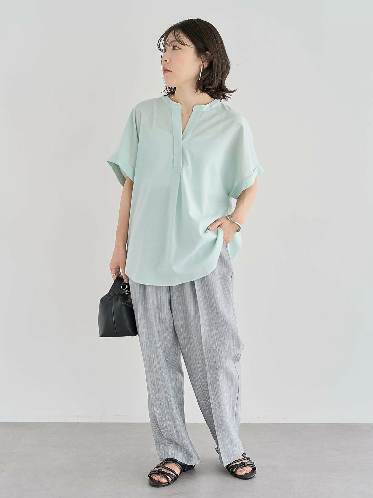Emiko French Sleeve Skipper Shirt