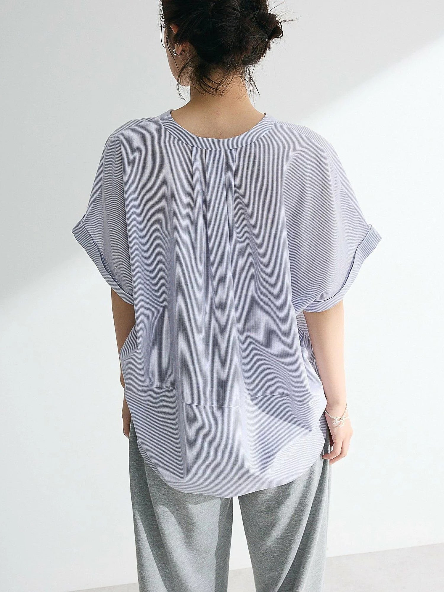 Emiko French Sleeve Skipper Shirt