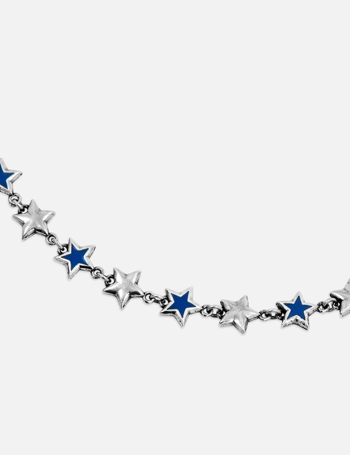 Enameled Stars Necklace