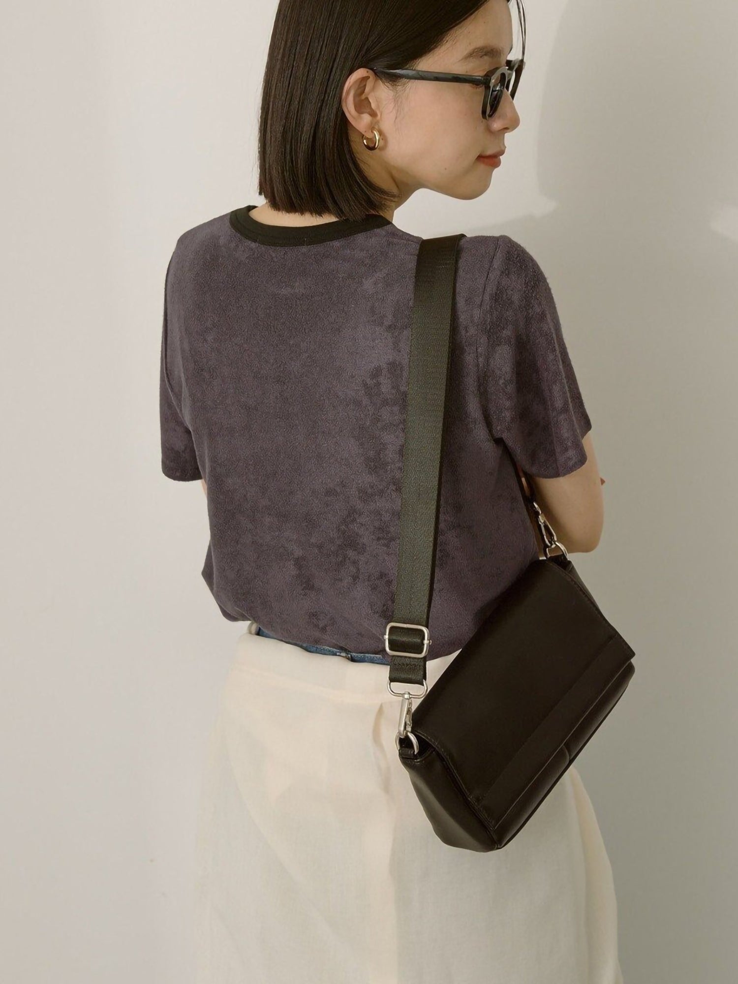 Eryna Pile Ringer T-Shirt