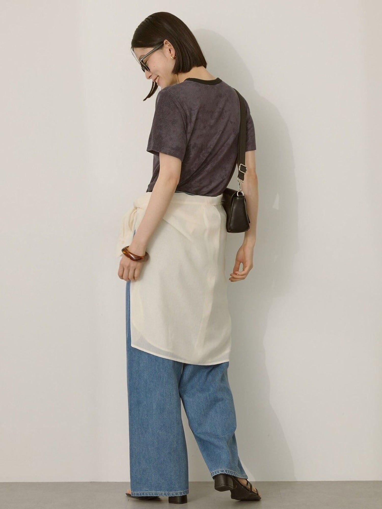 Eryna Pile Ringer T-Shirt