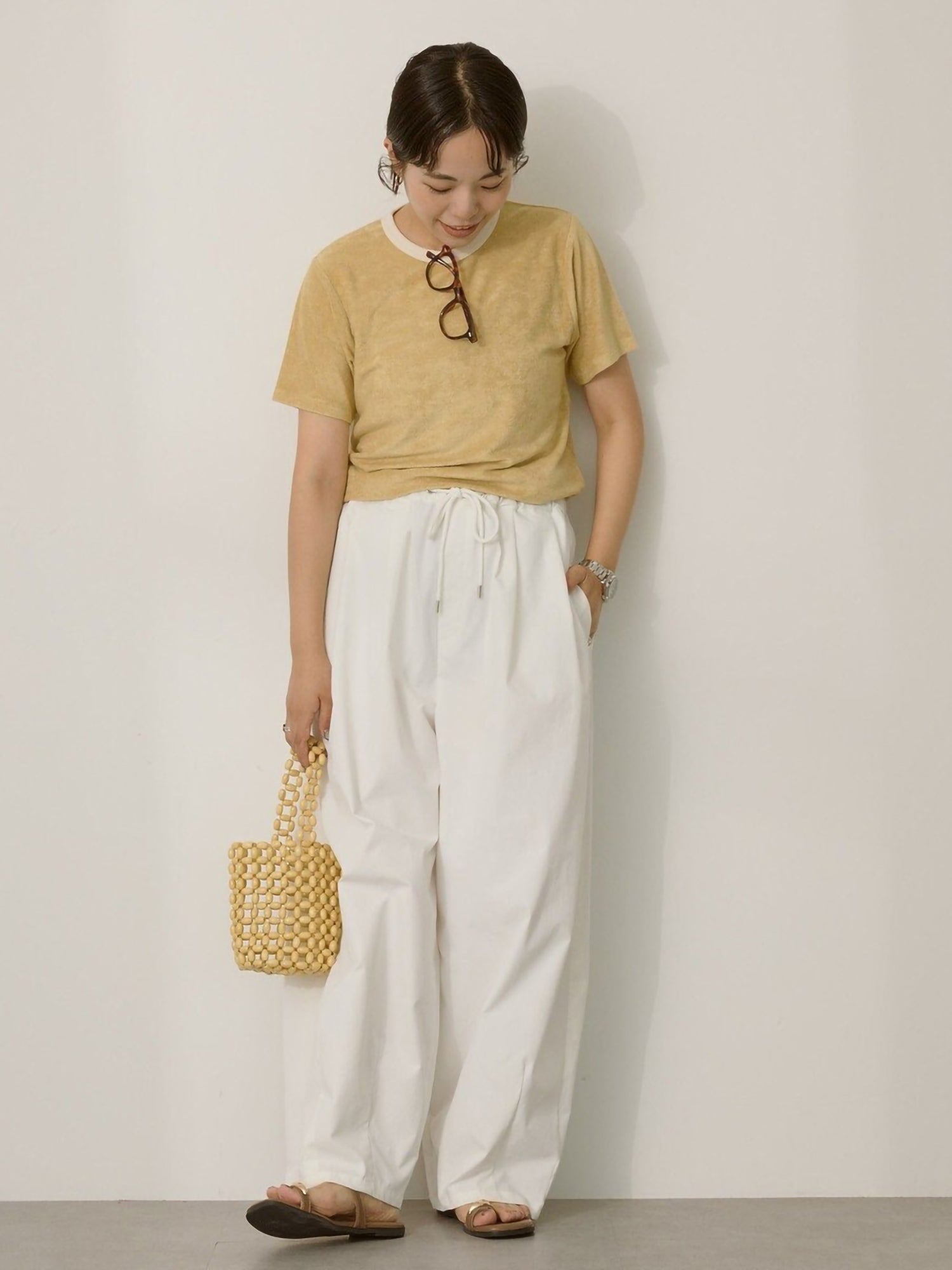 Eryna Pile Ringer T-Shirt