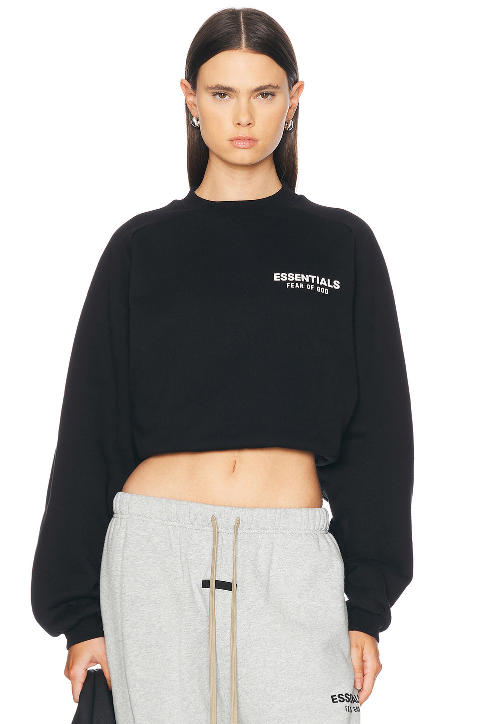 Cropped Crewneck Sweatshirt