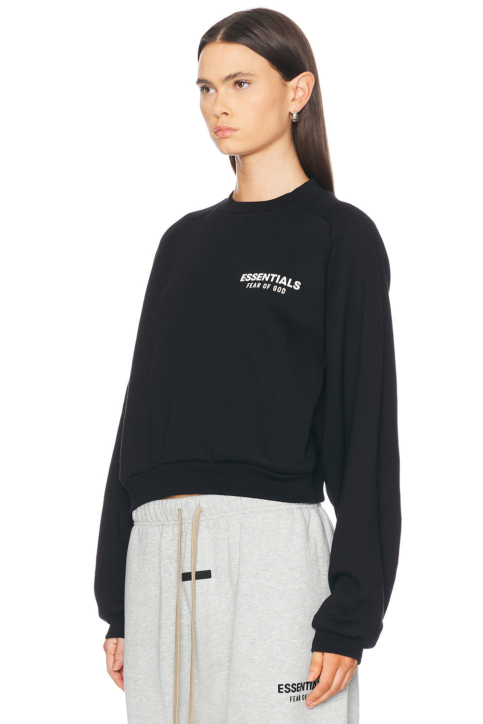 Cropped Crewneck Sweatshirt