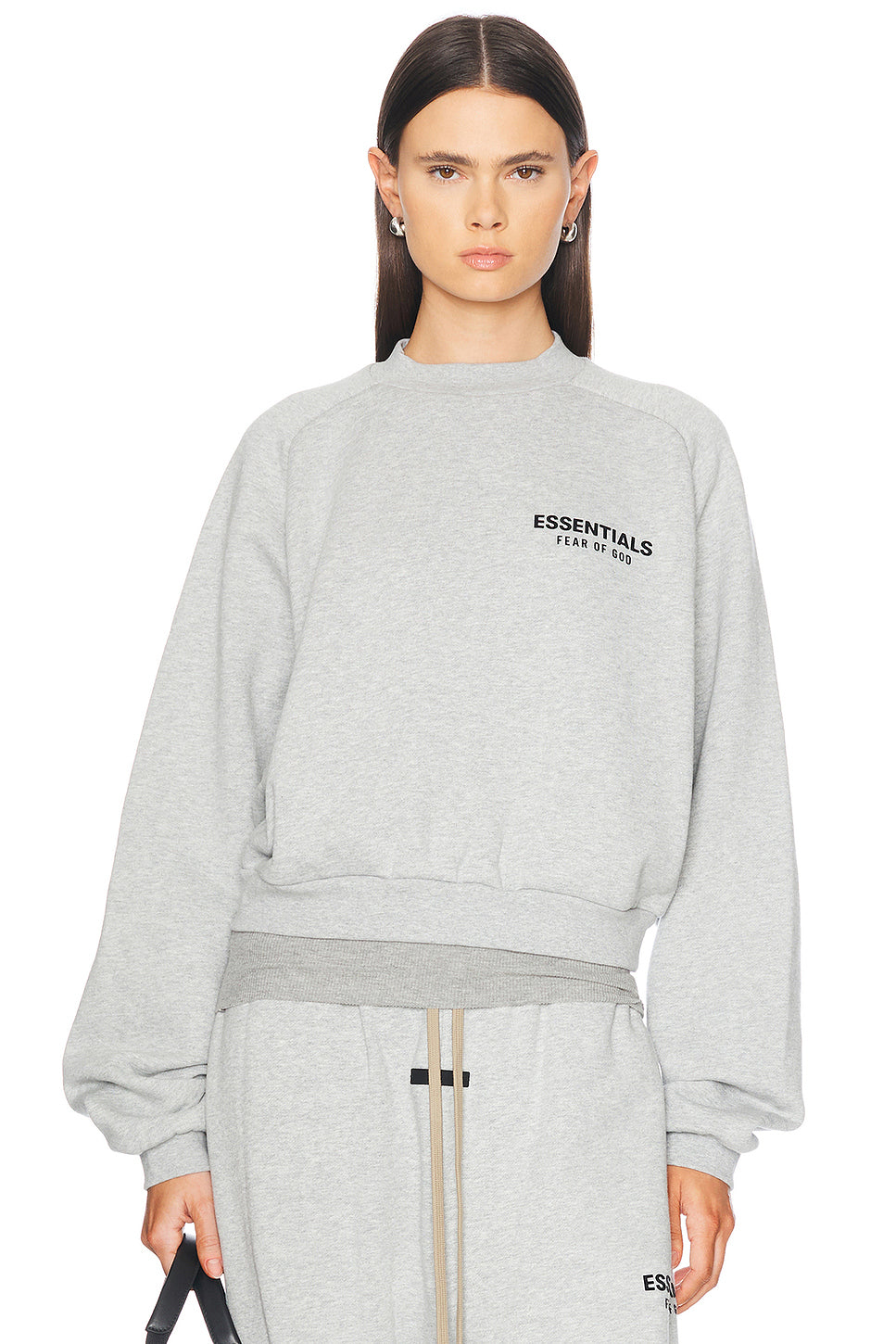 Cropped Crewneck Sweatshirt