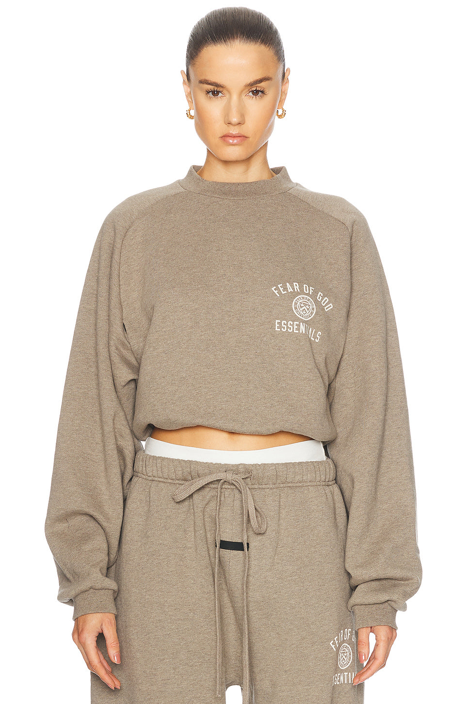 Cropped Crewneck Sweatshirt