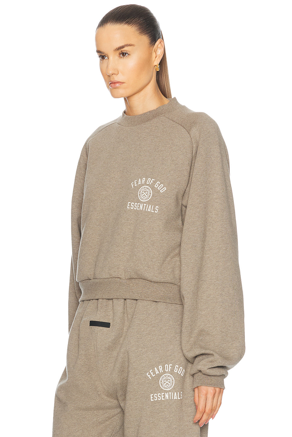 Cropped Crewneck Sweatshirt