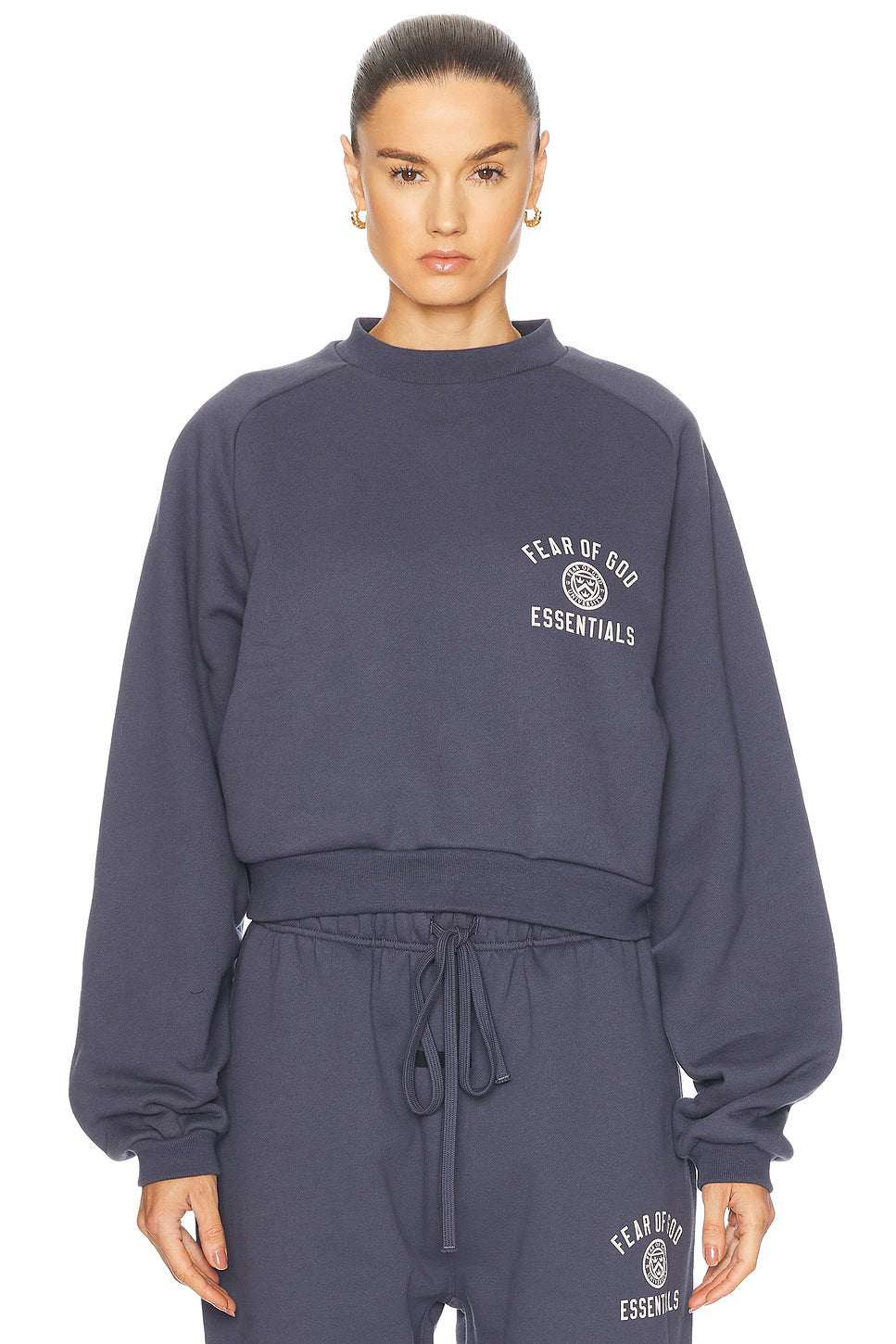 Cropped Crewneck Sweatshirt