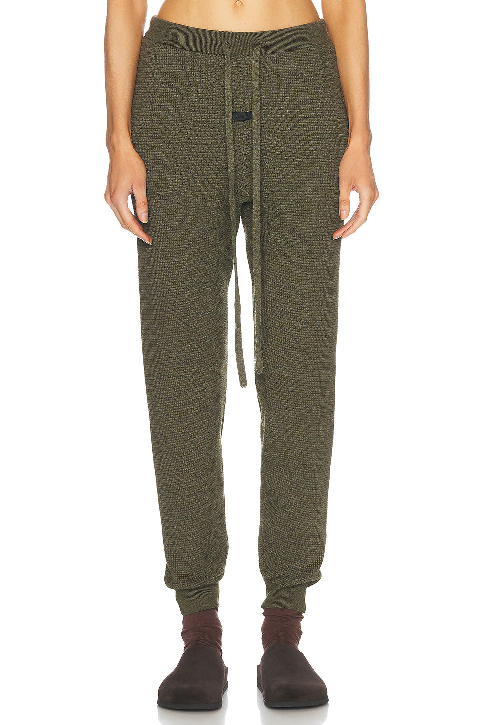 Waffle Fitted Sweatpant