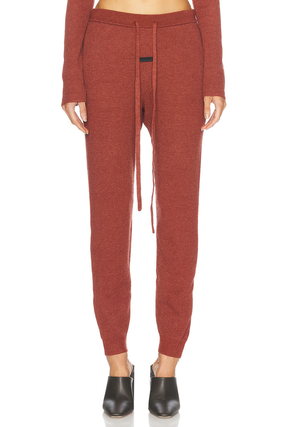 Waffle Fitted Sweatpant