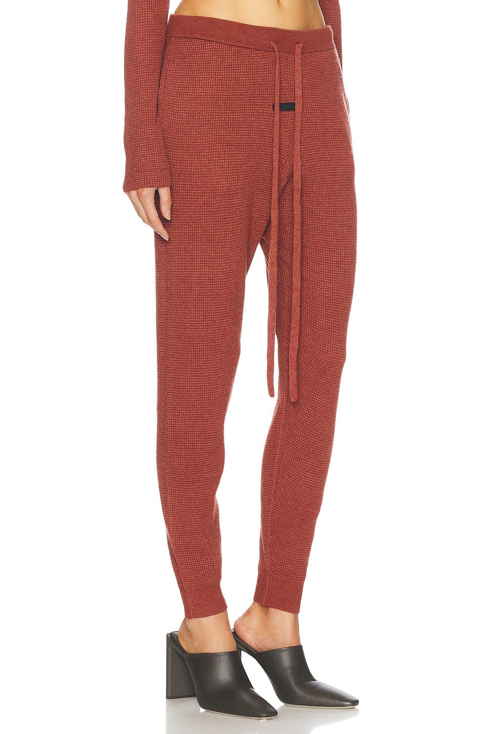 Waffle Fitted Sweatpant