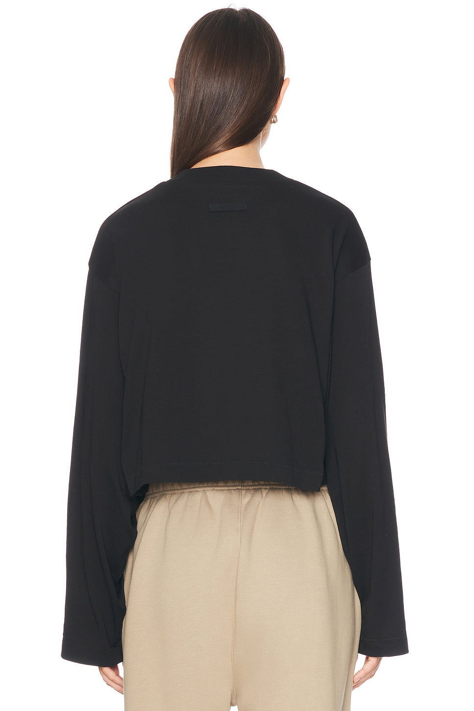 Cropped Long Sleeve T-Shirt