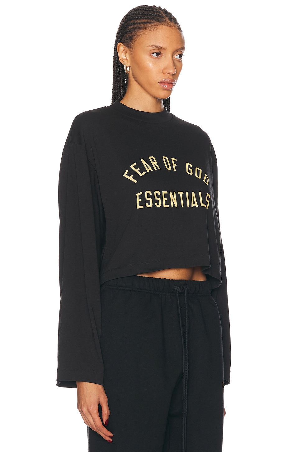 Cropped Long Sleeve T-Shirt