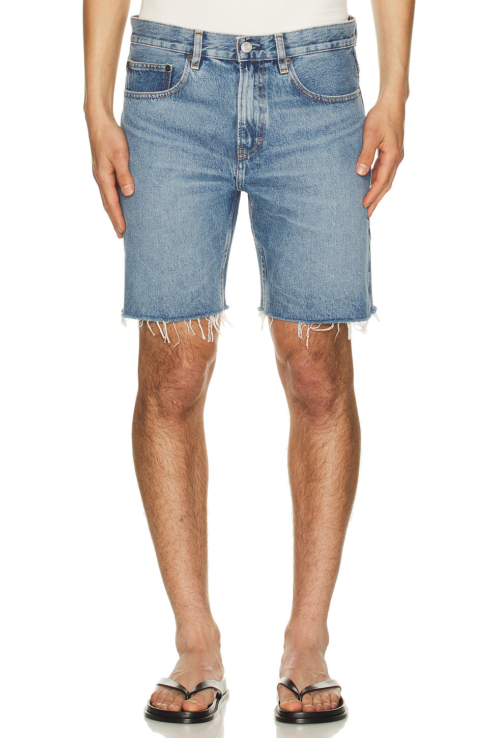 Relaxed Undone Hem Short