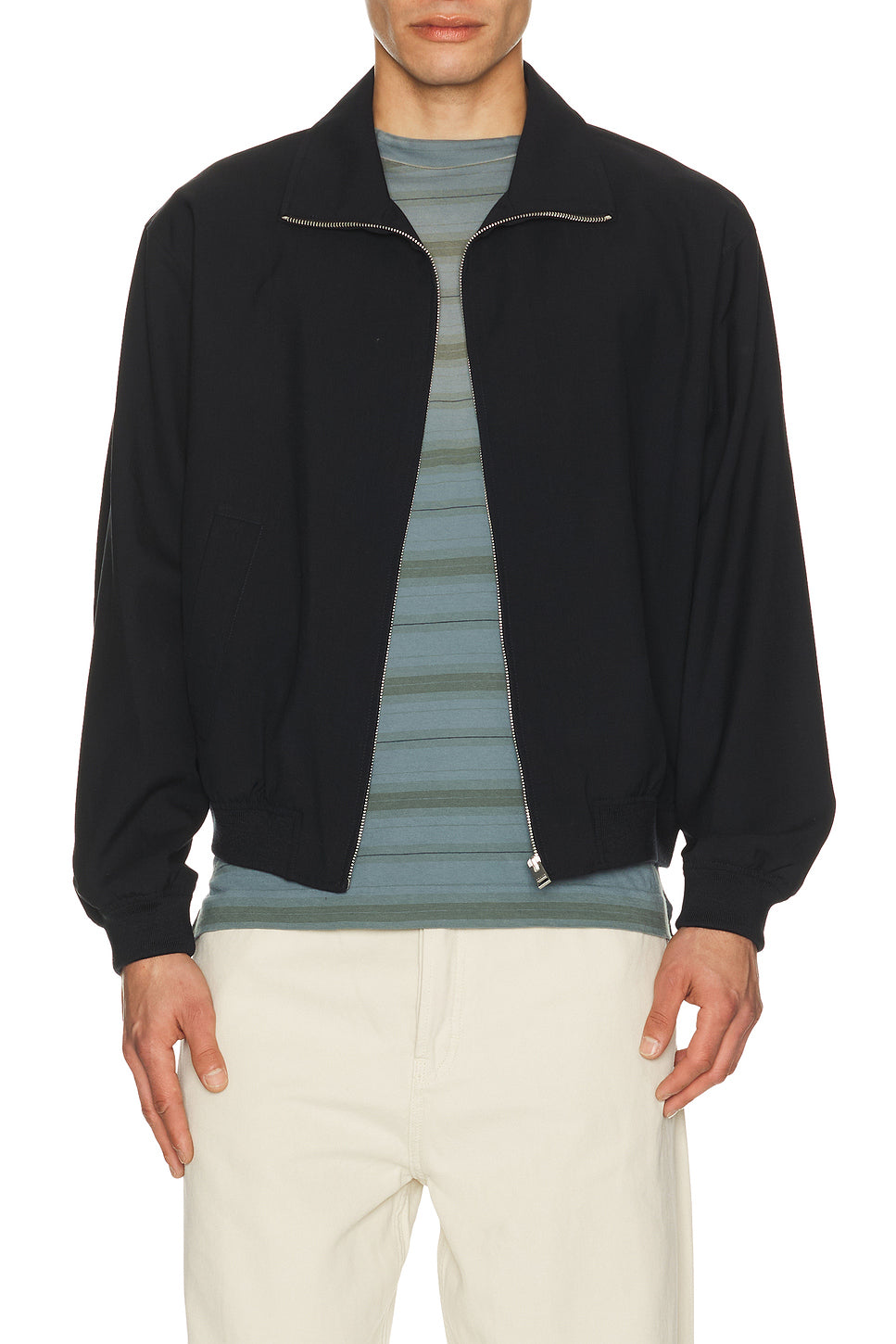 Wool Zip Blouson