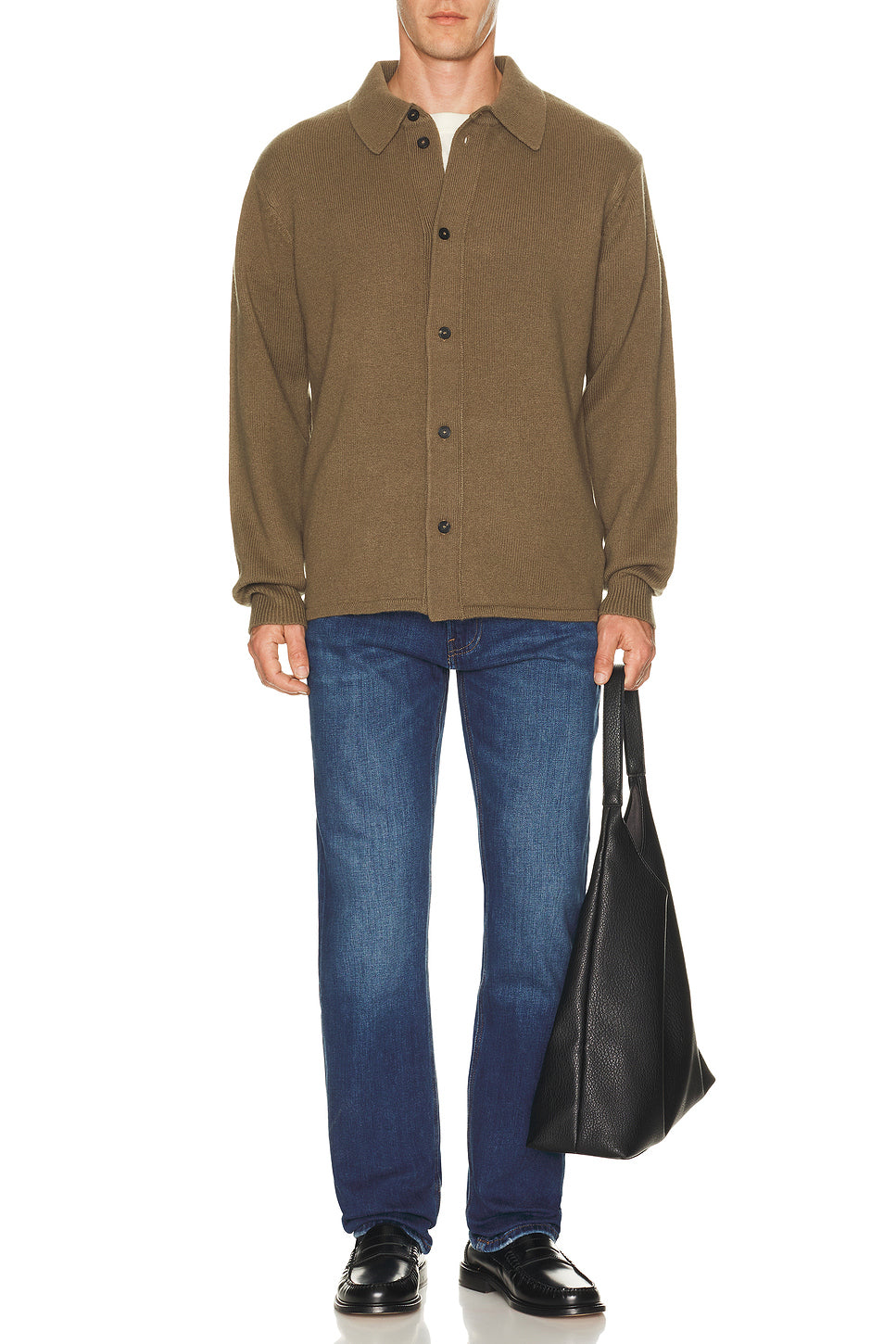 Boiled Wool Shirt Sweater