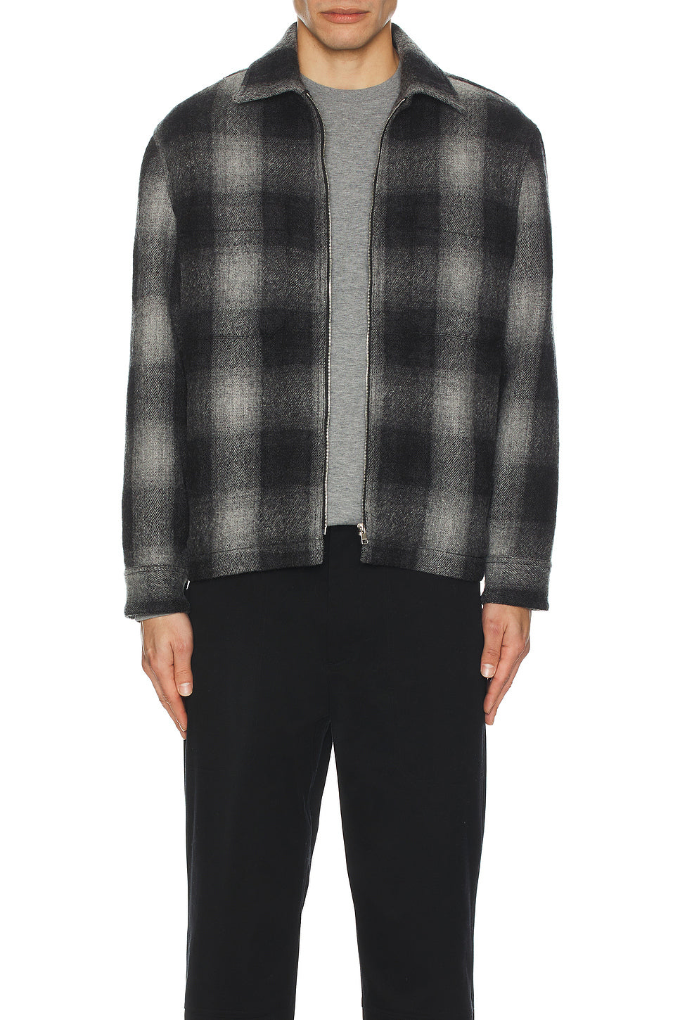 Plaid Wool Jacket