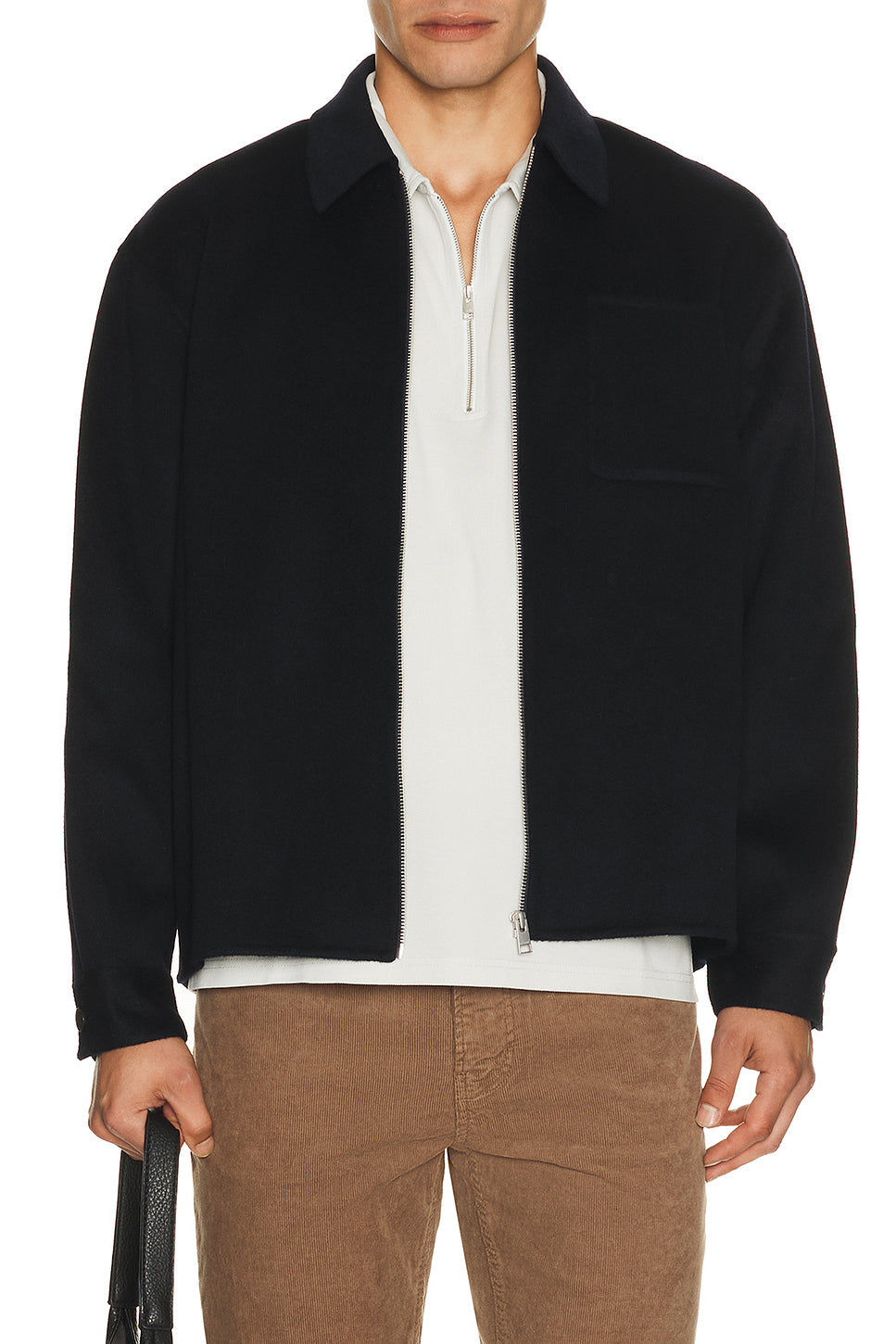 Double Face Zip Shirt Jacket