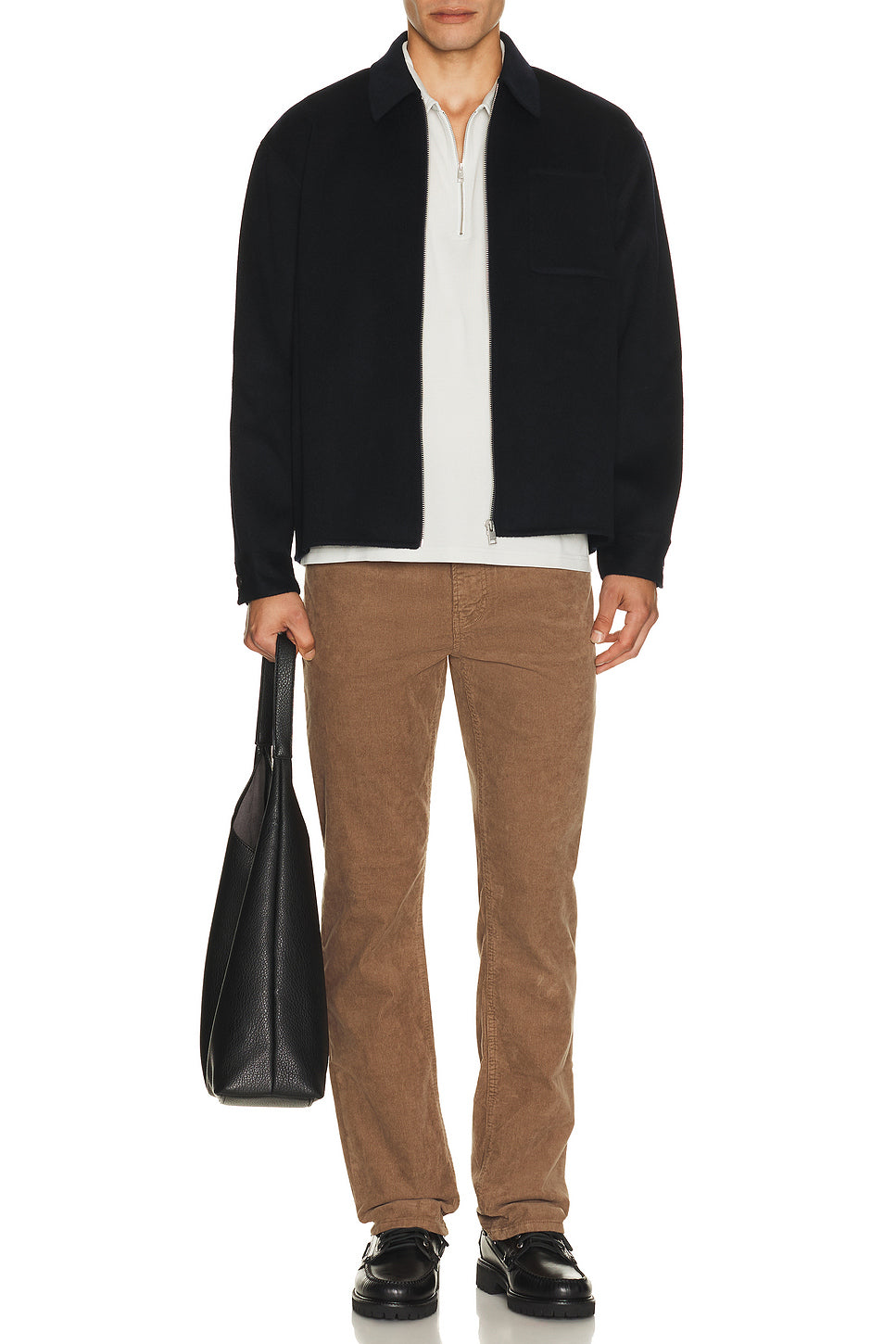 Double Face Zip Shirt Jacket