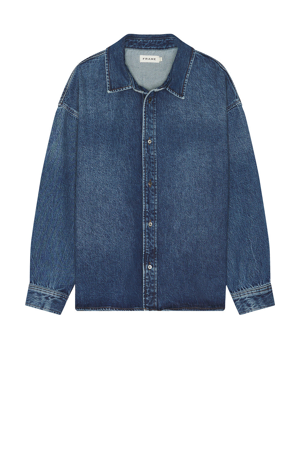 Relaxed Heavy Denim Shirt