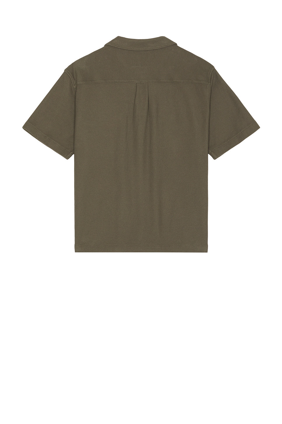 Jacquard Relaxed Camp Collared Shirt