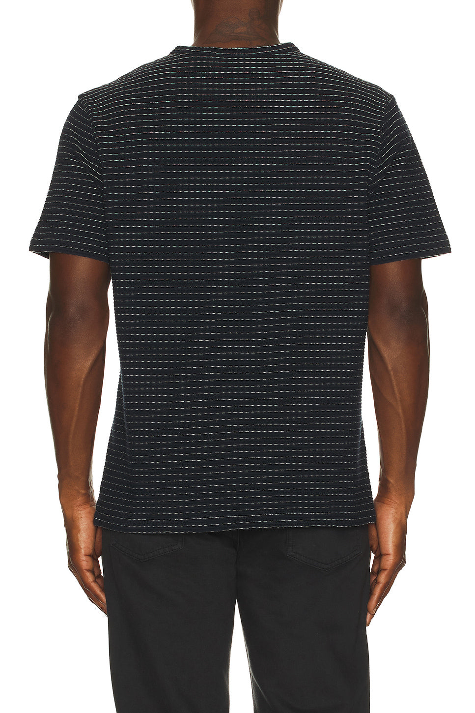 Jacquard Stripe Tee