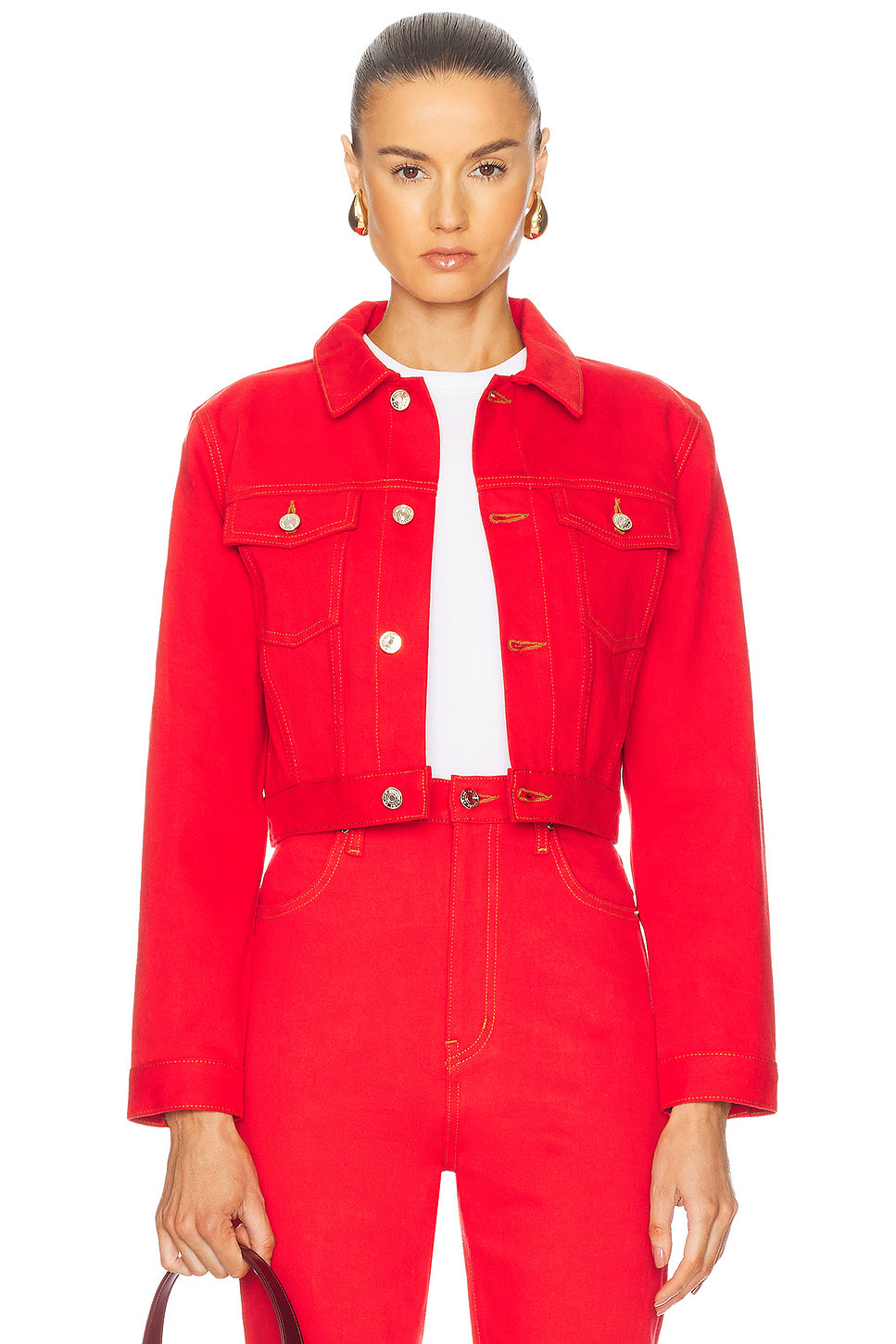 x Carolina Herrera Tailored Denim Jacket