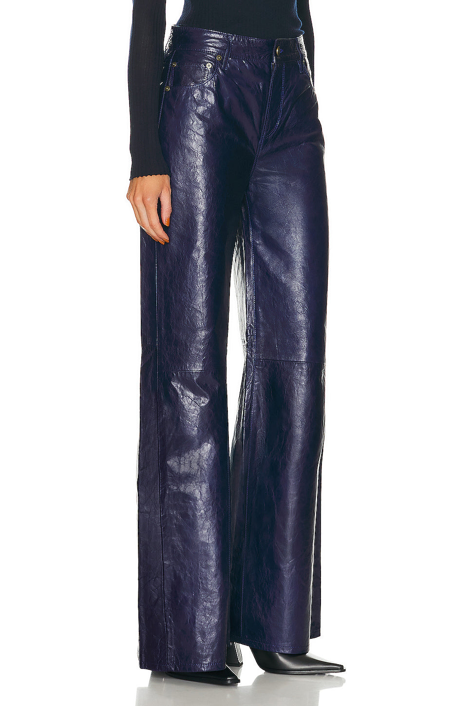 Le Palazzo Leather Pant