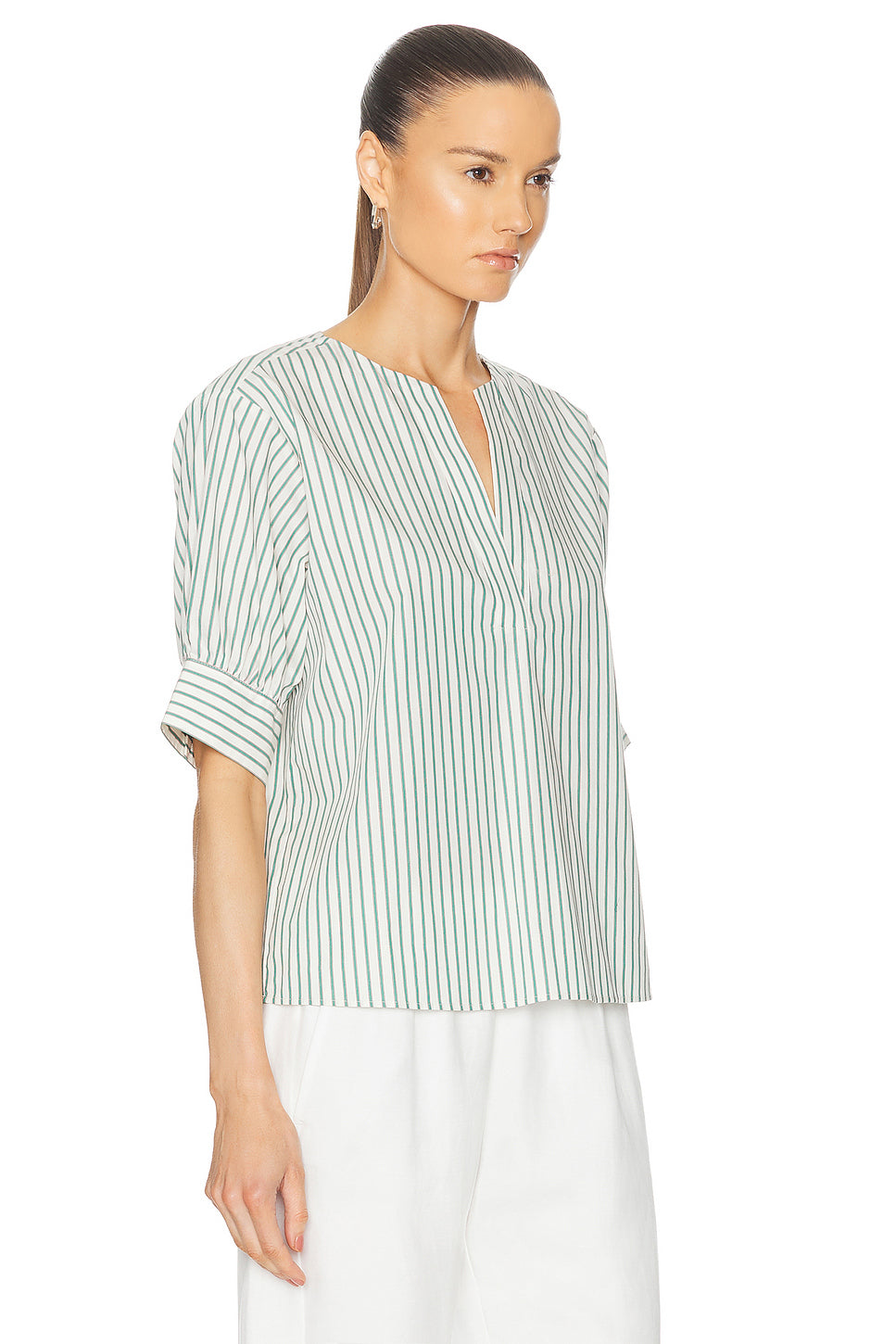 V-Neck Popover Top