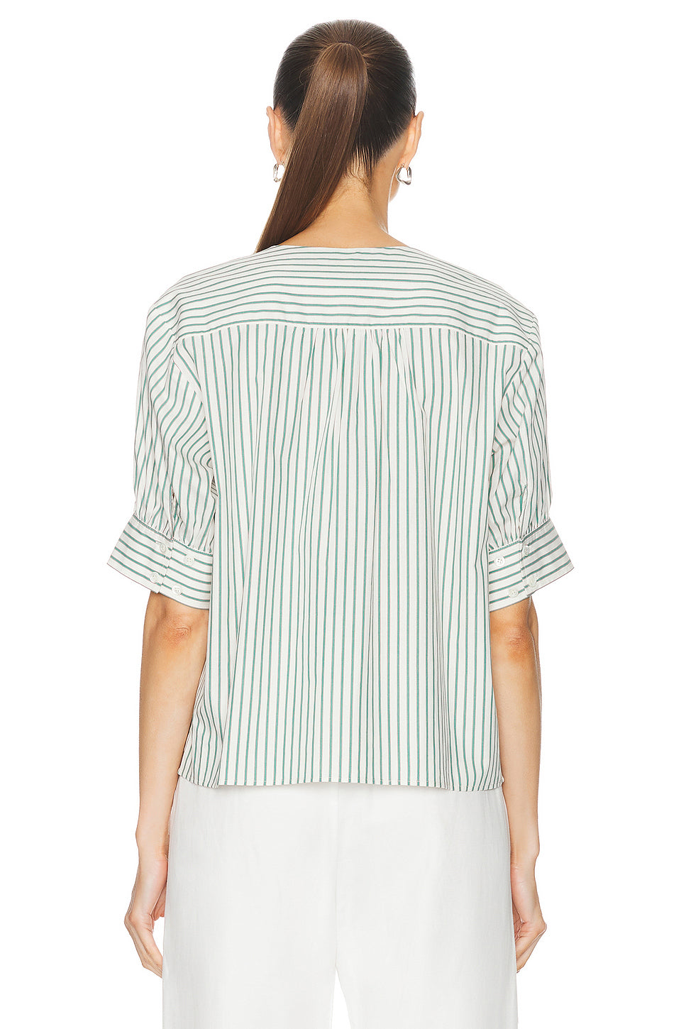 V-Neck Popover Top