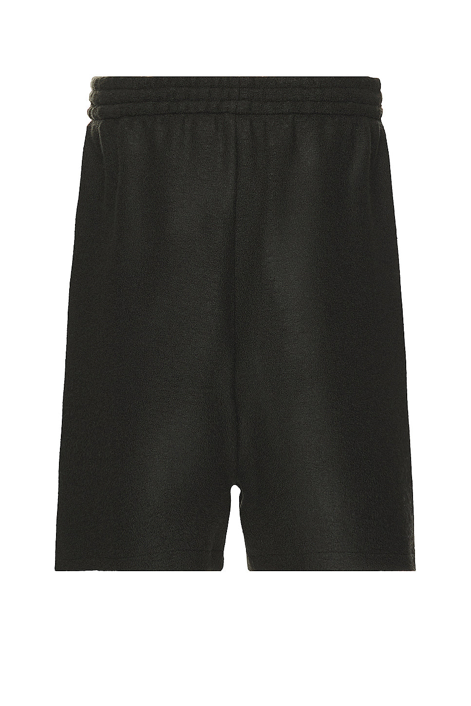 Coated Wool Side Stripe Relaxed Short