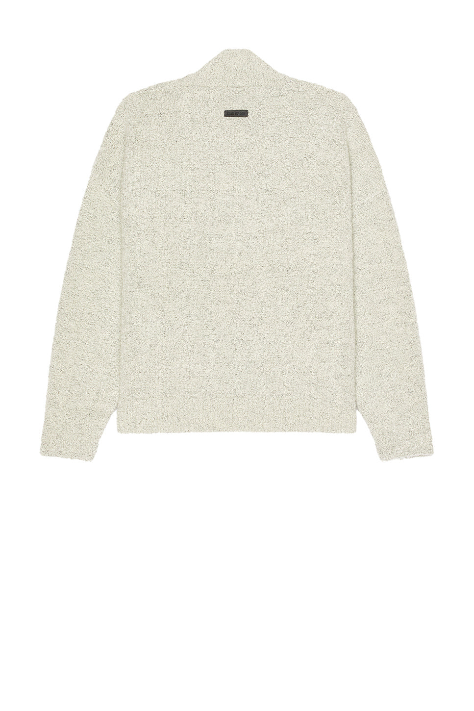 Mohair Boucle Overlapped V-Neck Sweater