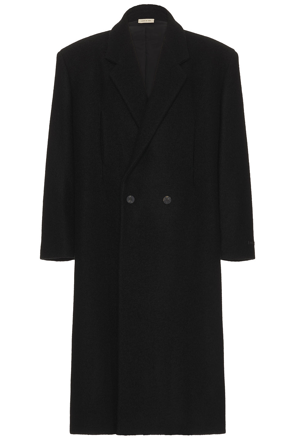 Boiled Wool Relaxed Overcoat