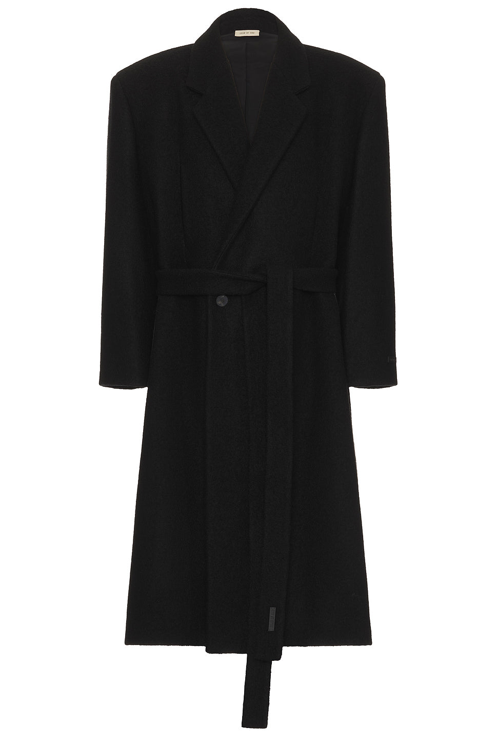 Boiled Wool Relaxed Overcoat