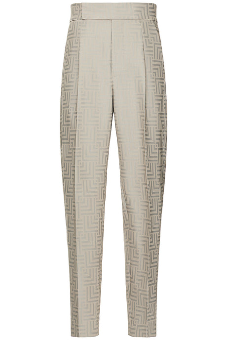Single Pleat Tapered Trouser