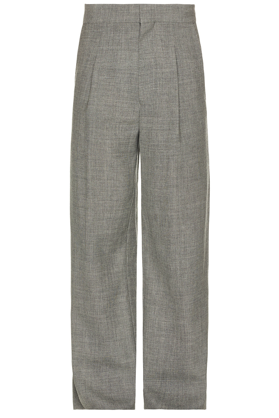 Single Pleat Wide Leg Trousers