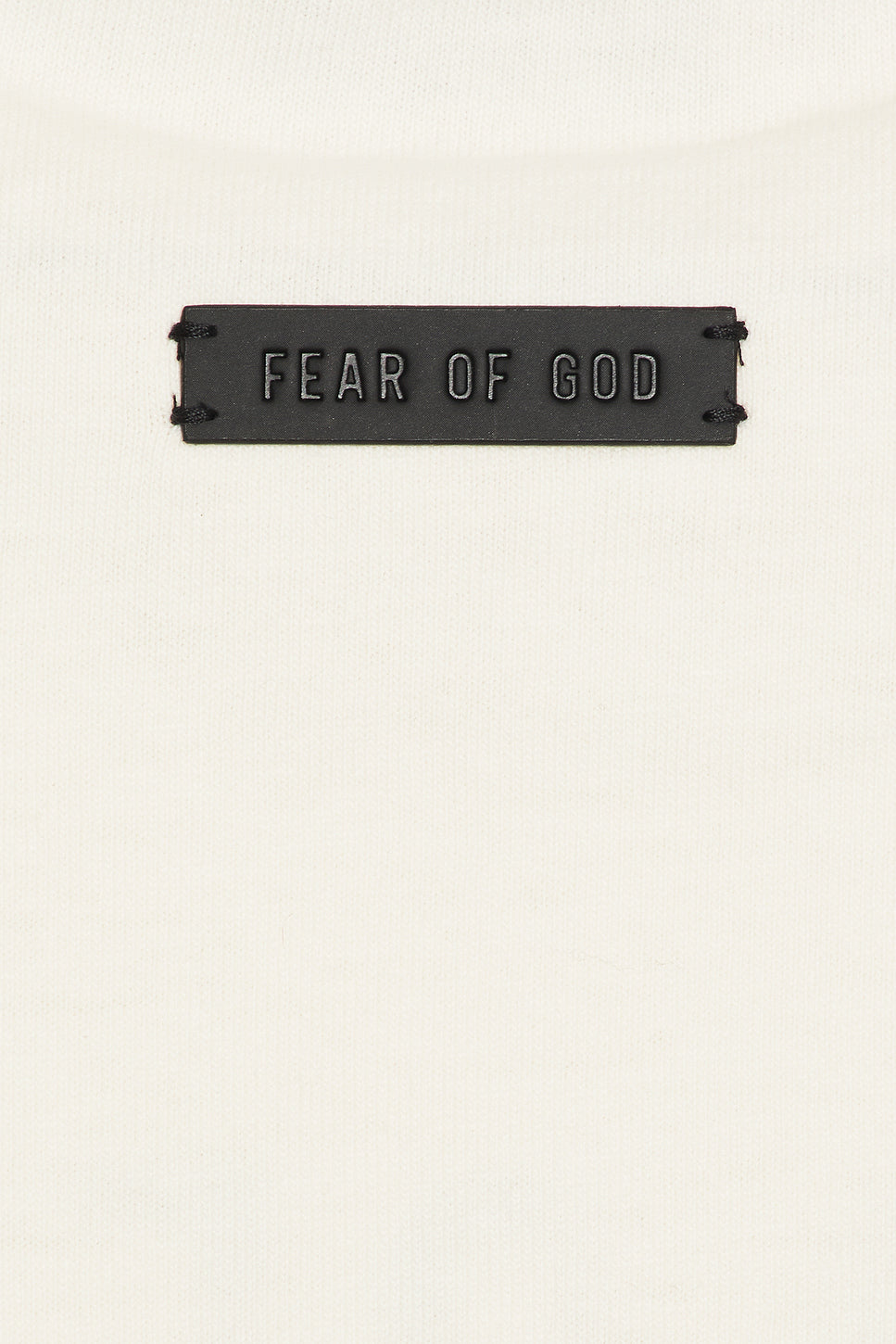 Short Sleeve Tee - Fear Of God Logo Black Print