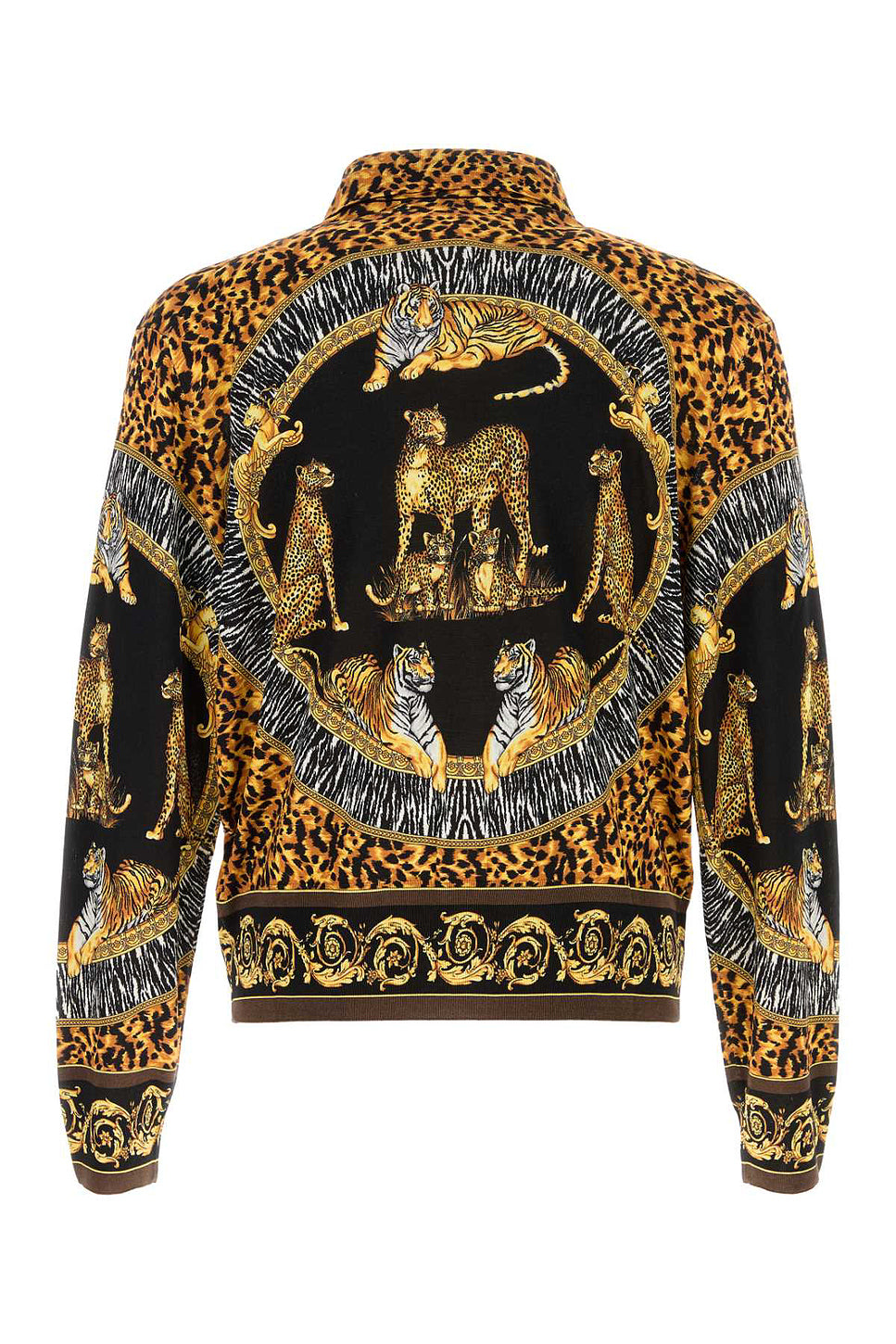 VERSACE Printed knit shirt