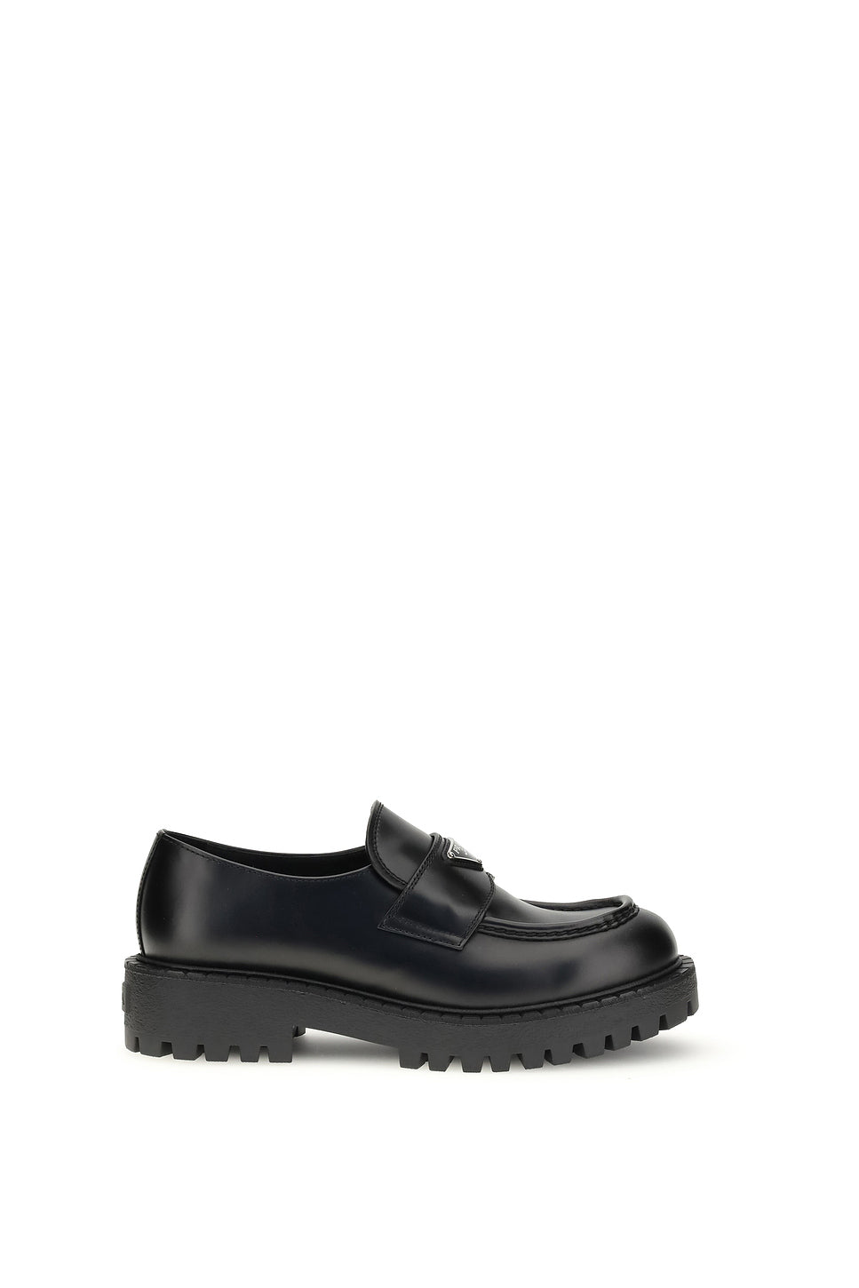 PRADA Double Chocolate Loafers